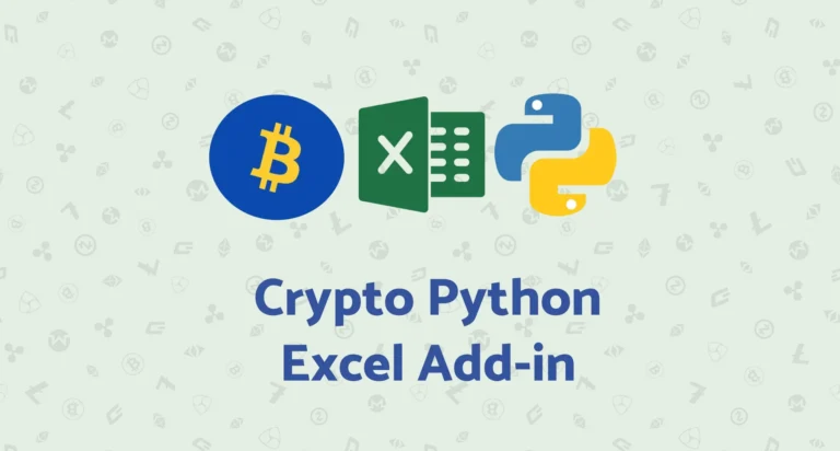 Crypto-python-excel-add-in